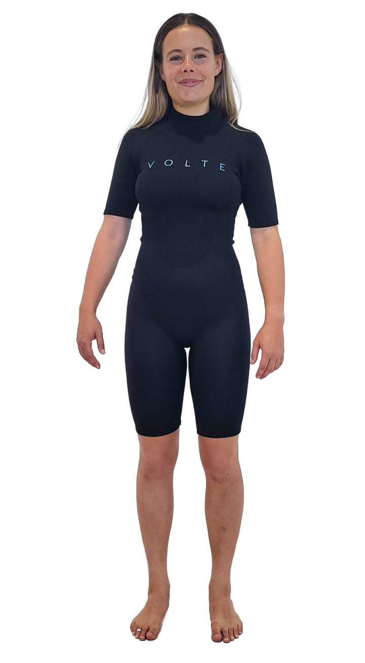 Womens Vital 2x2 Back-Zip Flatlock Springsuit