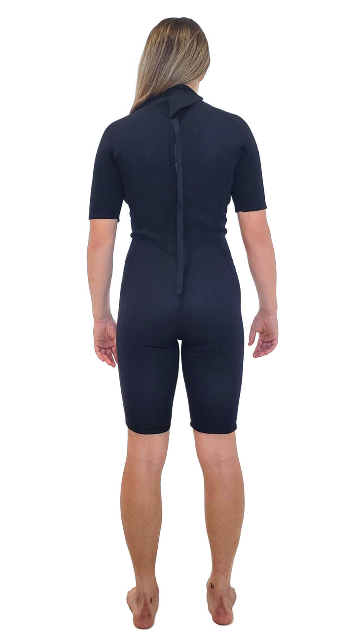 Womens Vital 2x2 Back-Zip Flatlock Springsuit