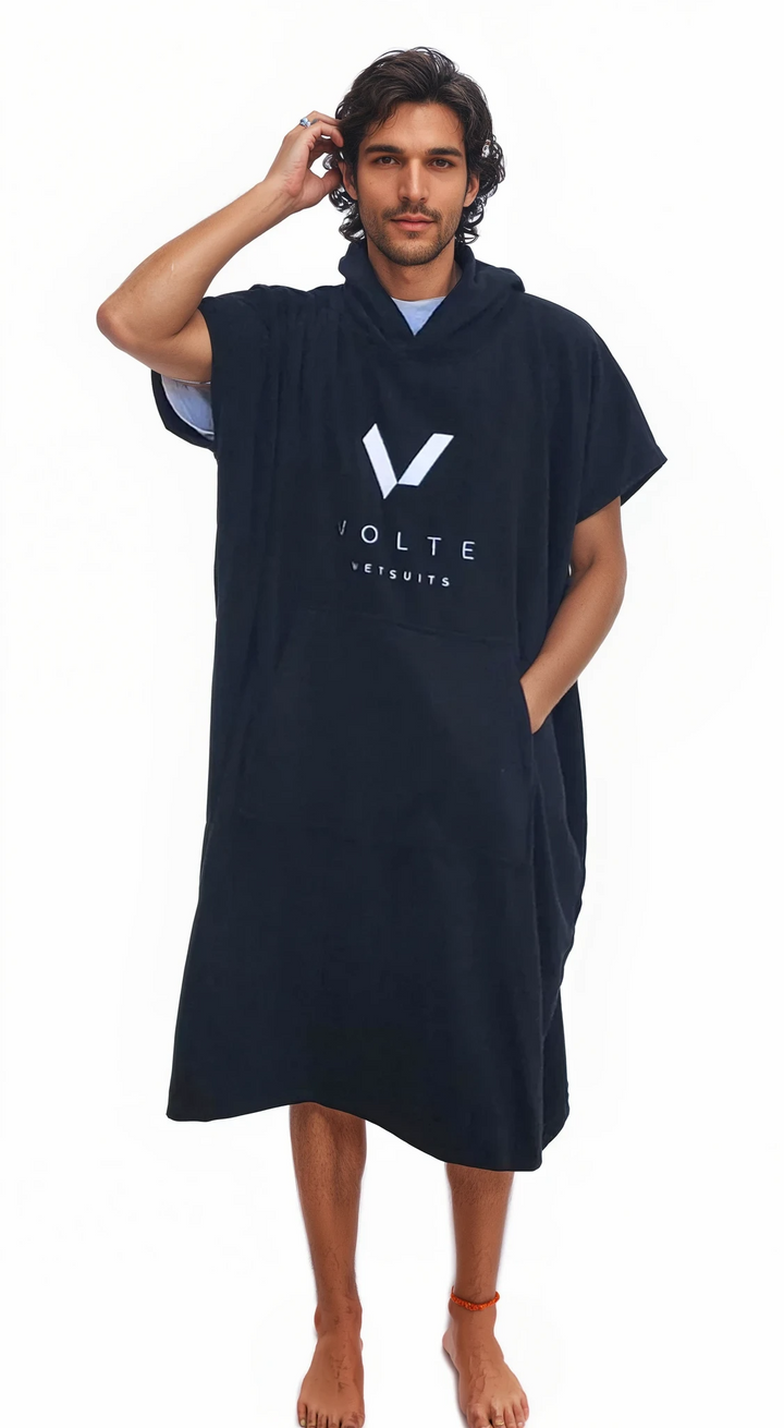 Hooded Towel Surf Poncho