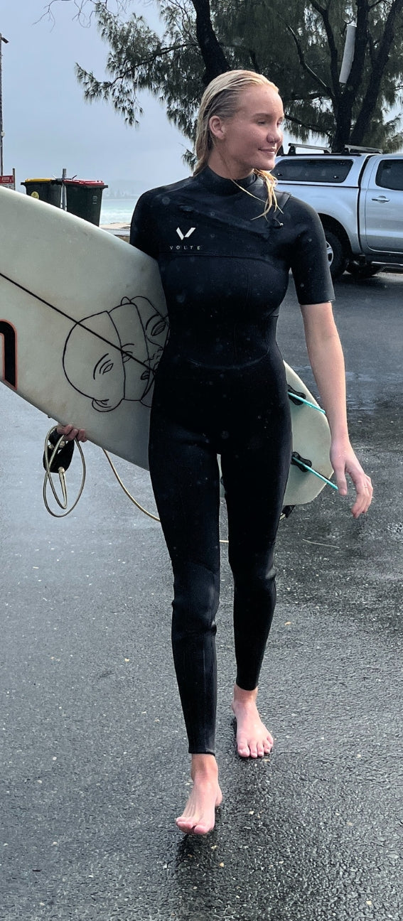 Womens Premium 2x2 Chest-Zip S/S Steamer