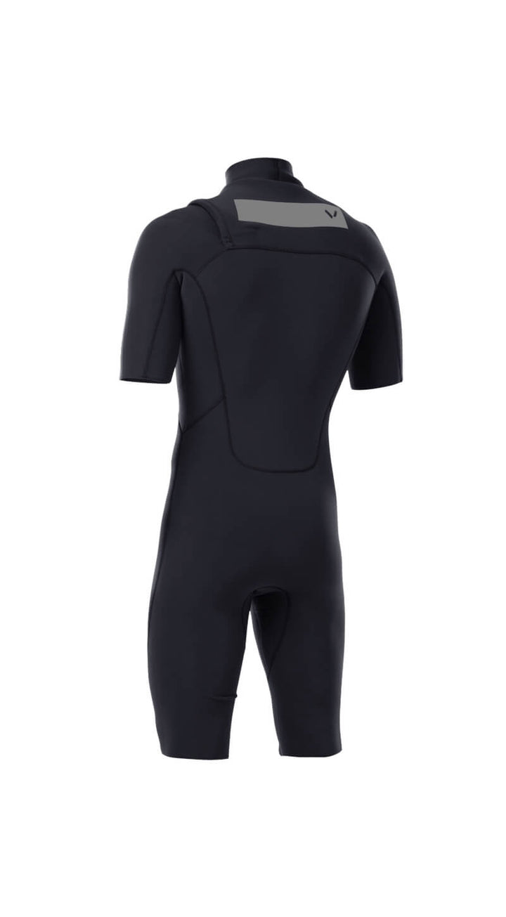 Mens Premium 2/2 Chest-Zip S/S Springsuit