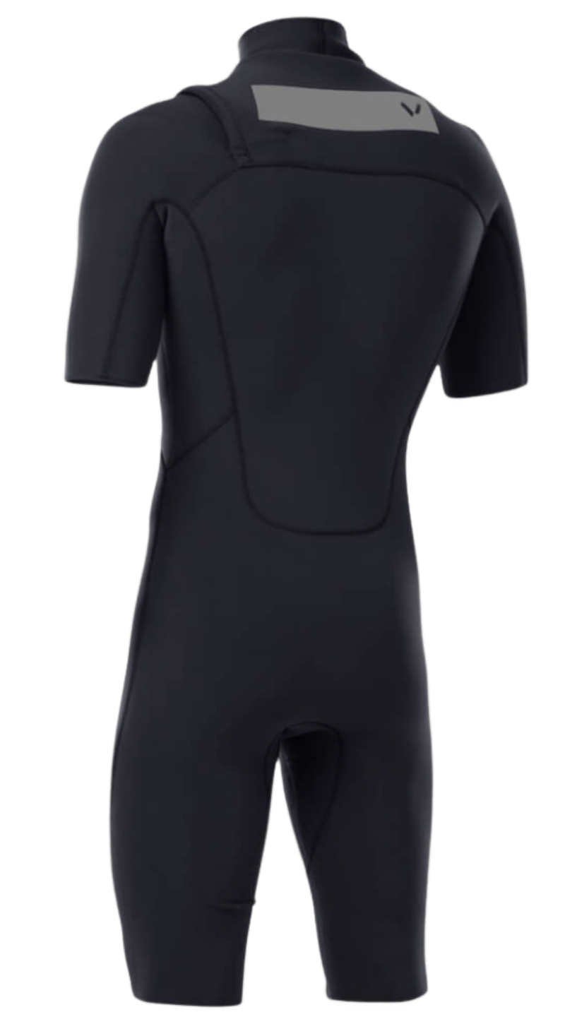 Mens Premium 2/2 Chest-Zip S/S Springsuit
