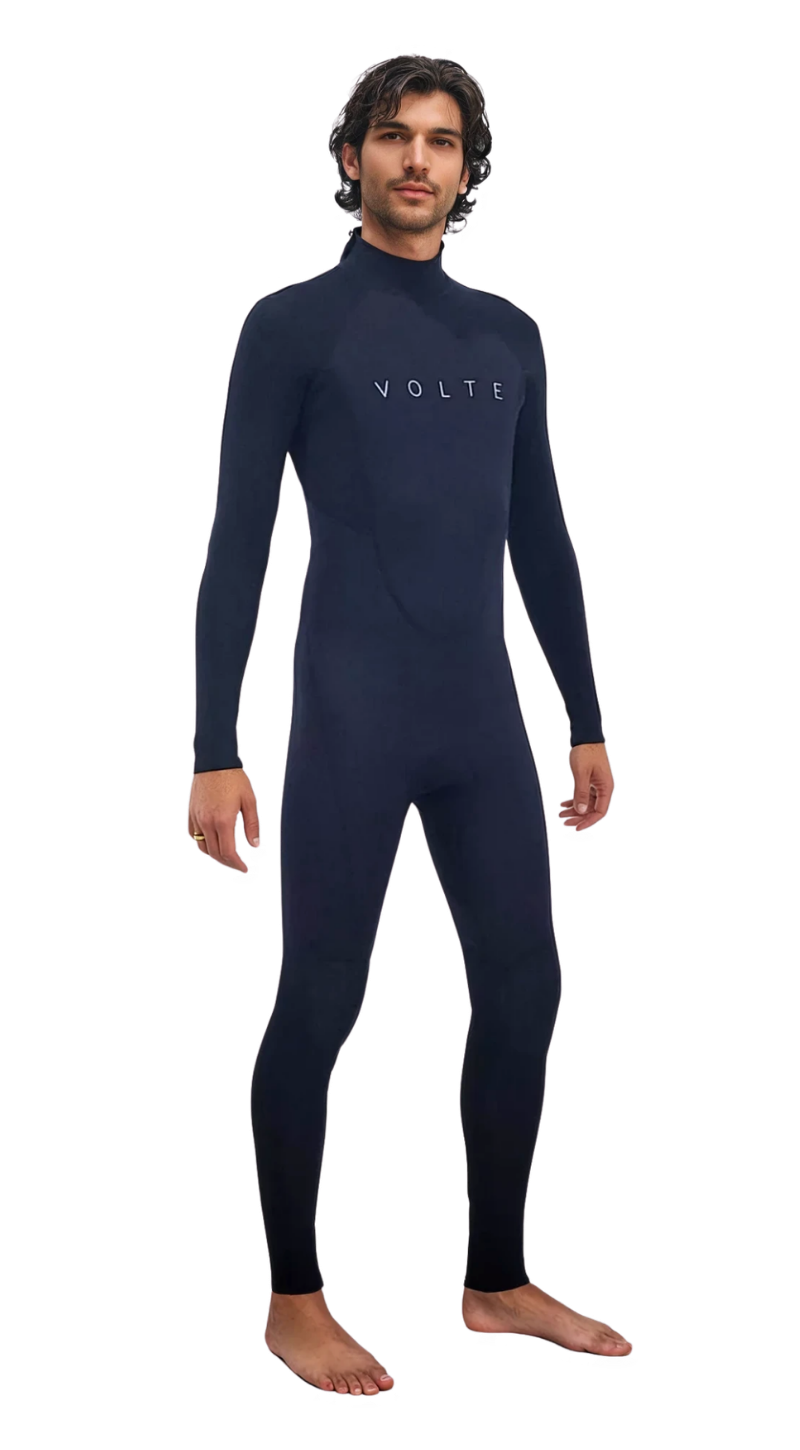 Mens Vital 3x2 Back-Zip Flatlock Steamer