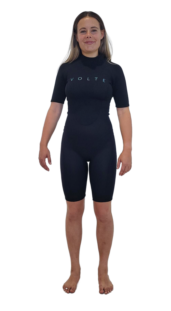 Womens Vital 2x2 Back-Zip Flatlock Springsuit